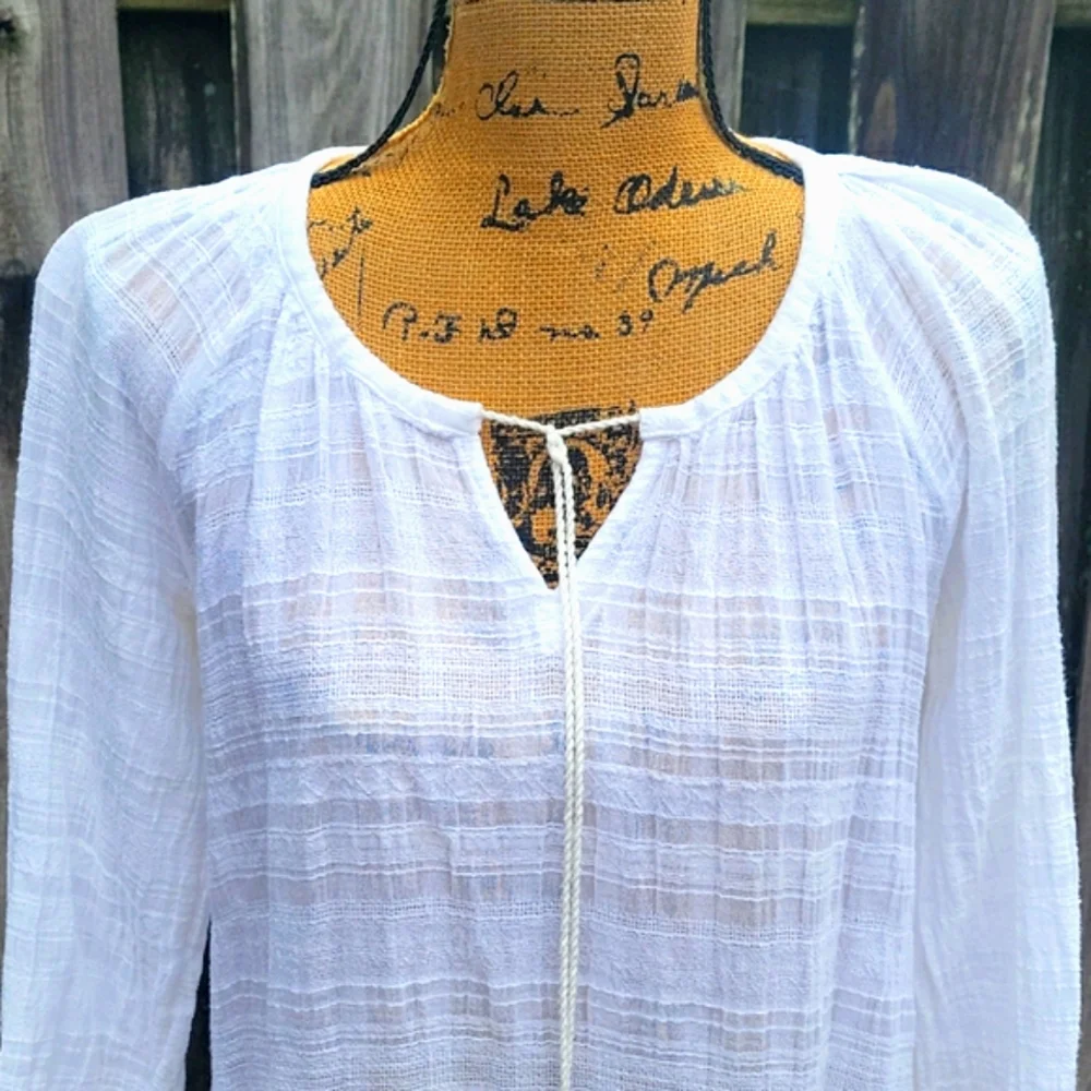 Liz Lange 100% Cotton Gauze Maternity Top